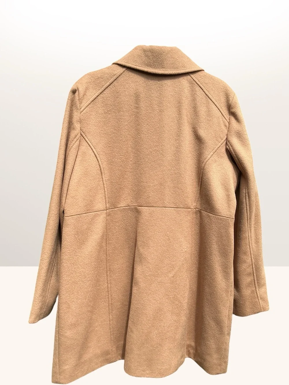 NWOT Michael Kors Classic Zip-Front Women's Coat in Camel XLP